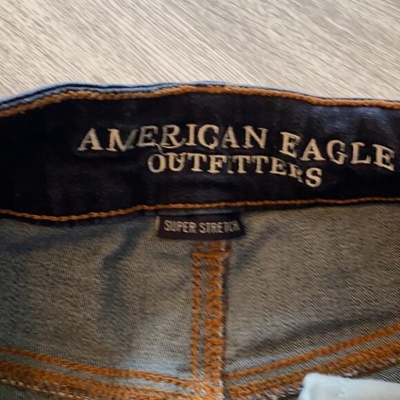 American eagle hi rise shortie denim short sz 2 - Picture 4 of 6
